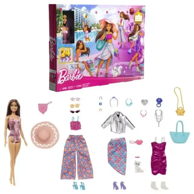 3. Barbie Doll and Fashion Advent Calendar