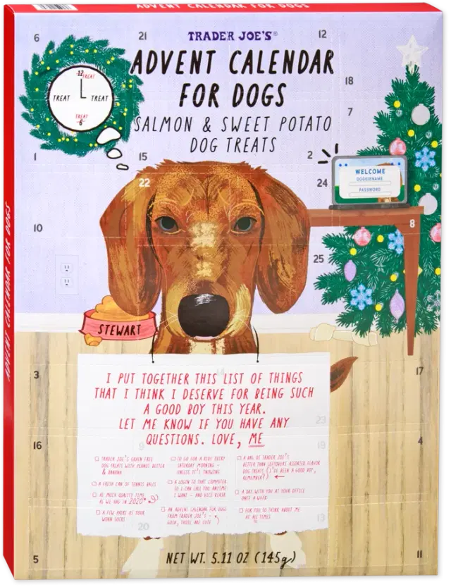 Trader Joe's Advent Calendar for Dogs