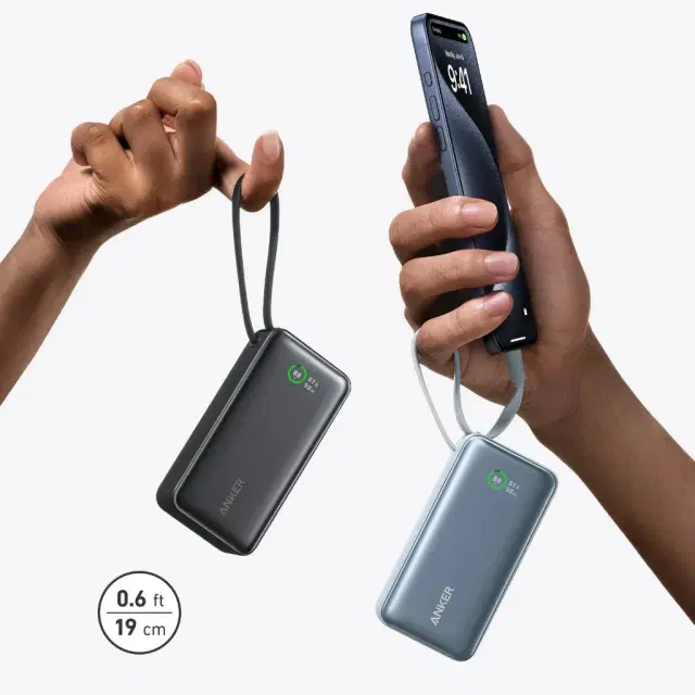 5. Anker Nano Credit‑Card Power Bank