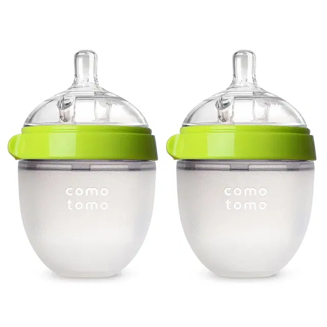 Comotomo Baby Bottles (Anti‑Colic, 8 oz, 2‑Pack)