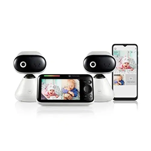 10. Motorola PIP1500-2 CONNECT 5.0" Wi‑Fi Video Baby Monitor (Two Camera Set)