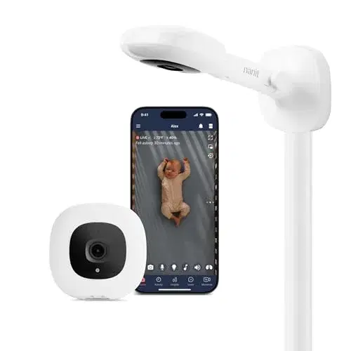 1. Nanit Pro Smart Baby Monitor & Wall Mount