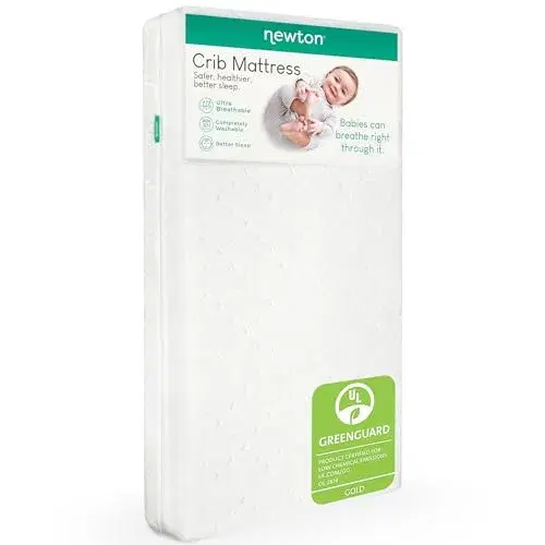 2. Newton Baby Crib Mattress (Breathable 2-Stage)