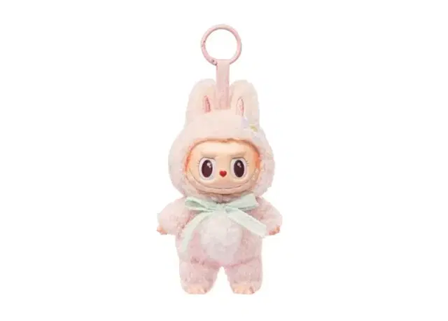 8. POP MART Labubu Mokoko Close to Sweet Vinyl Plush Pendant (Pop Land Exclusive)