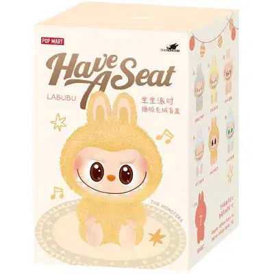 3. POP MART THE MONSTERS Have a Seat Series Vinyl Plush Pendant Blind Box