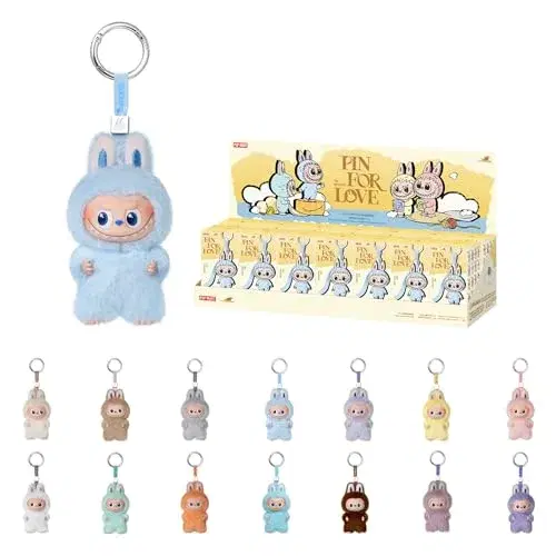 10. POP MART THE MONSTERS Pin for Love Series Vinyl Plush Pendant (Secret !)