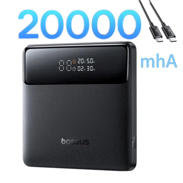 6. Baseus Blade H1 Digital Display Power Bank 20000mAh 100W