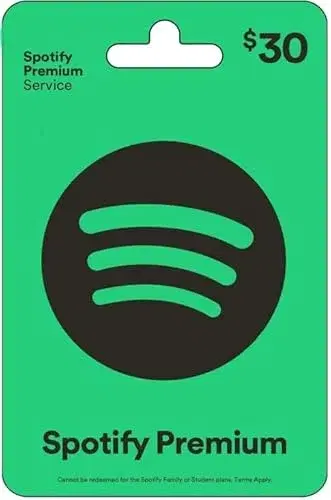1. Spotify Premium Gift Card