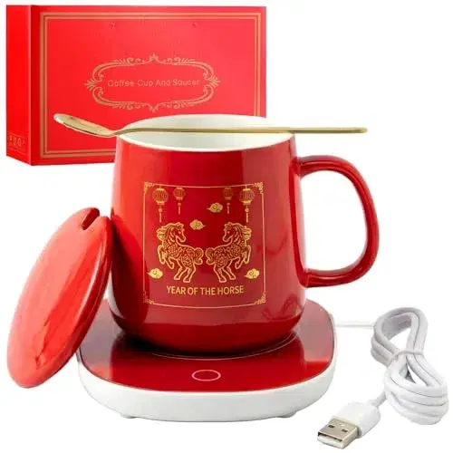 6. Chinese New Year Gift Mug Warmer Set 2026 Year of The Horse