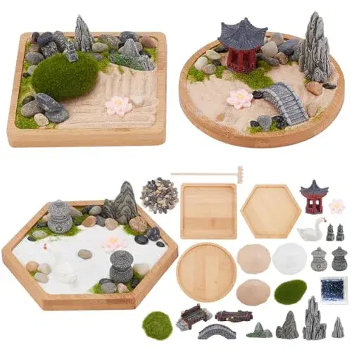 7. Kikkerland Desktop Mini Zen Garden