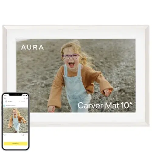6. Aura Carver 10.1-inch Digital Photo Frame