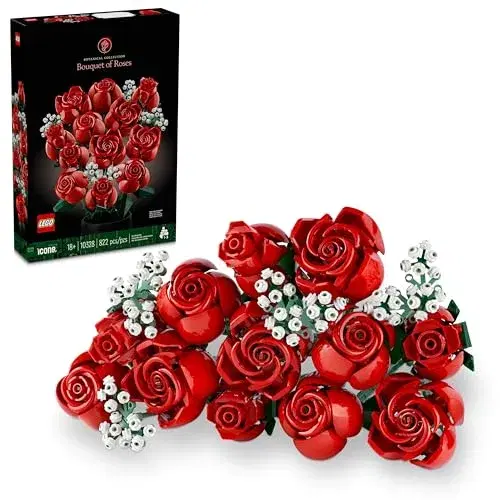 14. LEGO Botanicals Bouquet of Roses (10328)
