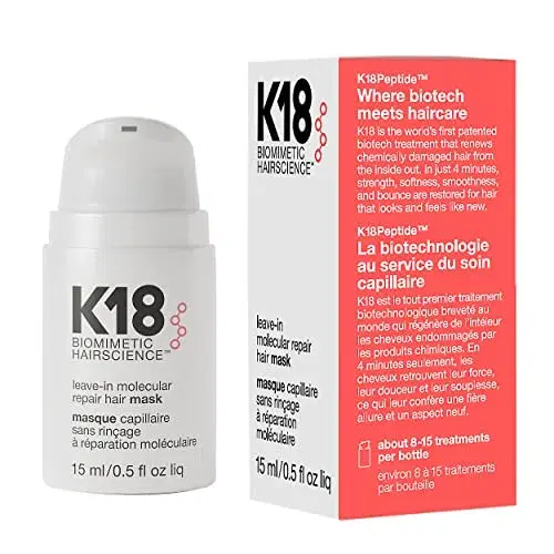 8. K18 Leave-In Molecular Repair Hair Mask