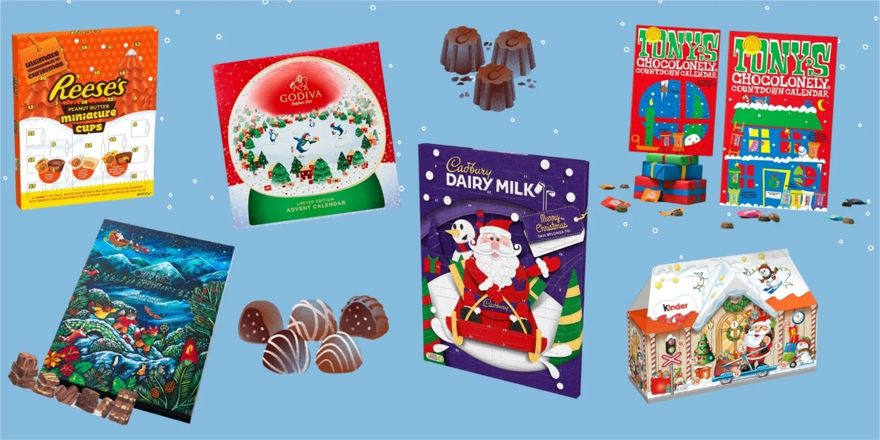 thumbnail image 2 of Christas Advent Calendar Chocolate Holder Gift - Agical Christas 2 of 12