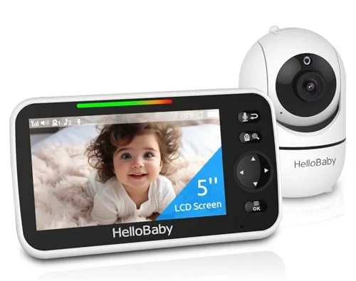 9. HelloBaby HB6550 Video Baby Monitor