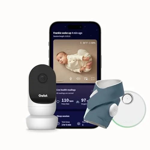 2. Owlet Dream Duo (Gen 2) Smart Baby Monitor Bundle (Dream Sock + Cam 2)