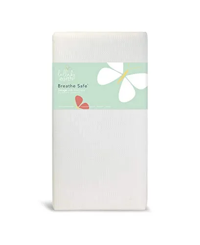 4. Lullaby Earth Breathe Safe Breathable Crib Mattress (2-Stage)