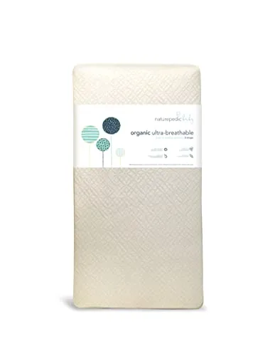 8. Naturepedic Organic Breathable Ultra Baby Crib Mattress (2-Stage)