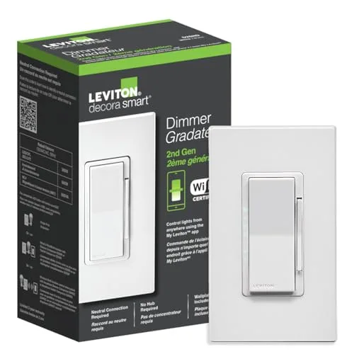 9. Leviton Decora Smart Wi-Fi 2nd Gen Dimmer (D26HD)