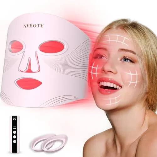 14. NEWTKEY LED Face Mask Light Therapy