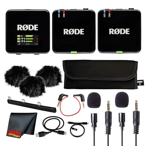 8. RØDE Wireless GO (Gen 3) Compact Wireless Microphone System