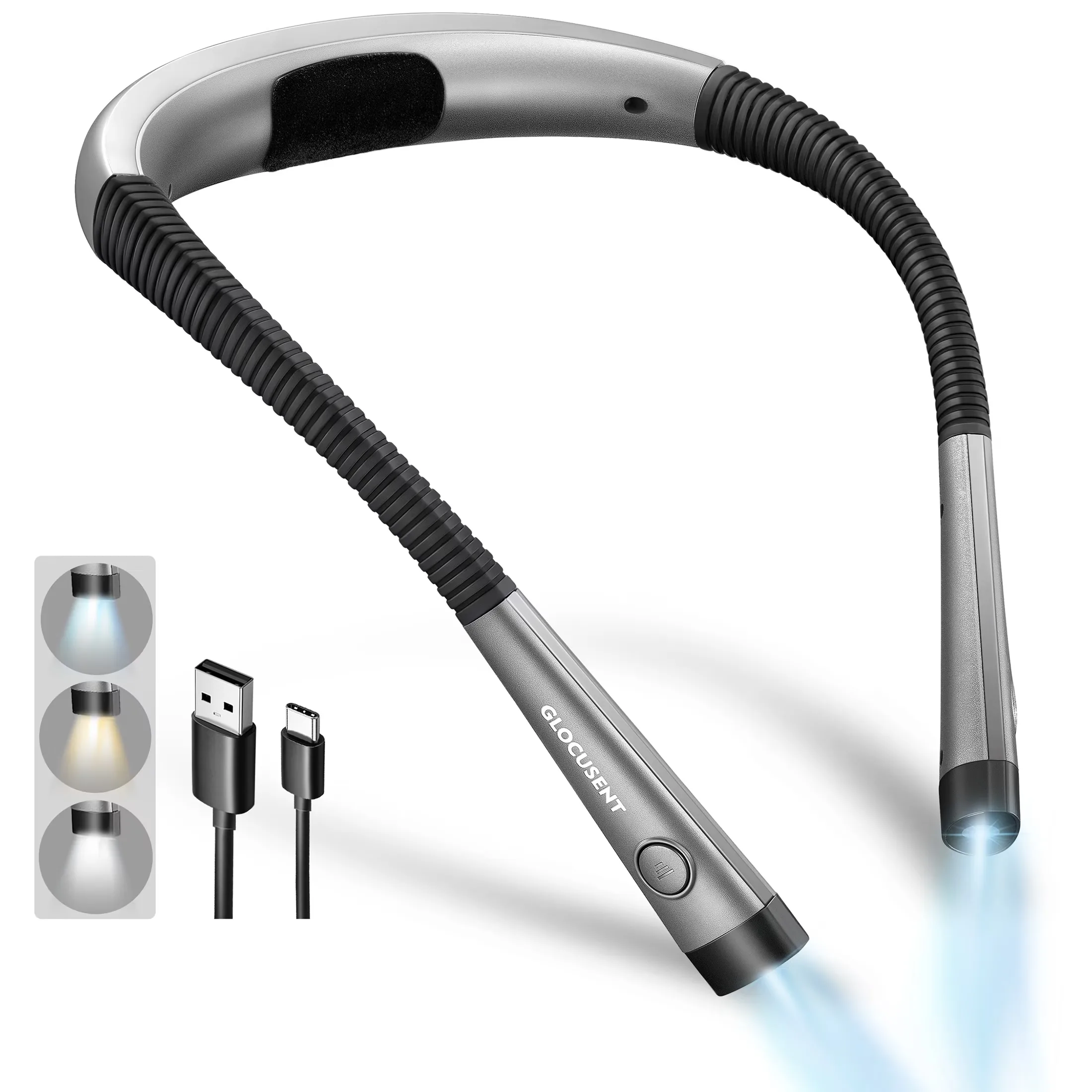 5. Glocusent Bookmark Style Reading Light