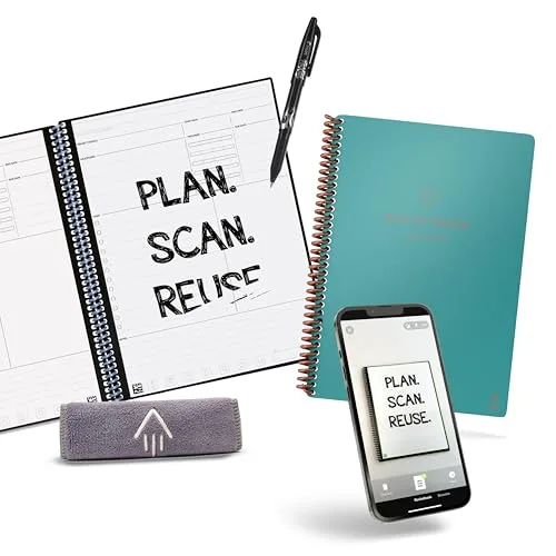 9. Rocketbook Fusion Smart Reusable Notebook