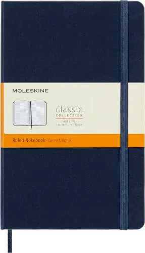 Moleskine Classic Notebook (Hard Cover, Large, Ruled)