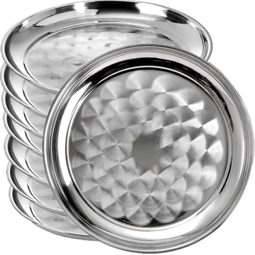 6. Godinger Silver Art Co. Bamboo Round Serving Tray