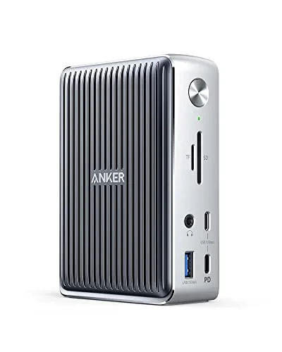 7. Anker 577 Thunderbolt Docking Station (13-in-1, Thunderbolt 3)