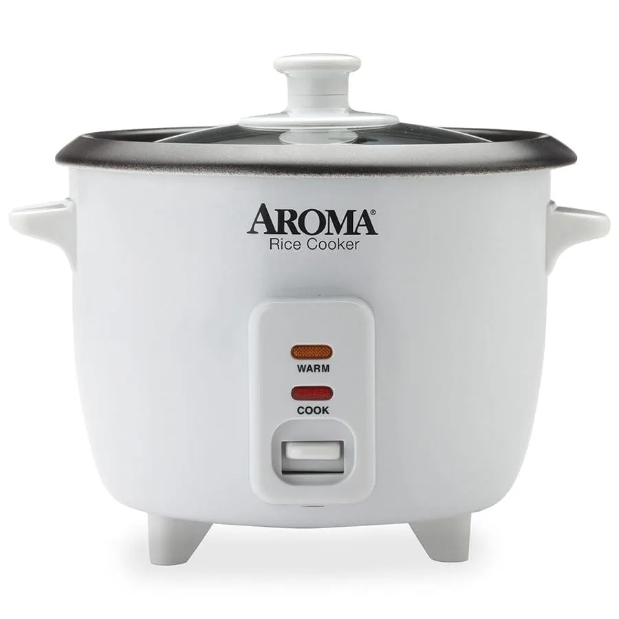 Aroma 6-Cup (Cooked) One-Touch Rice Cooker (ARC-363NG)