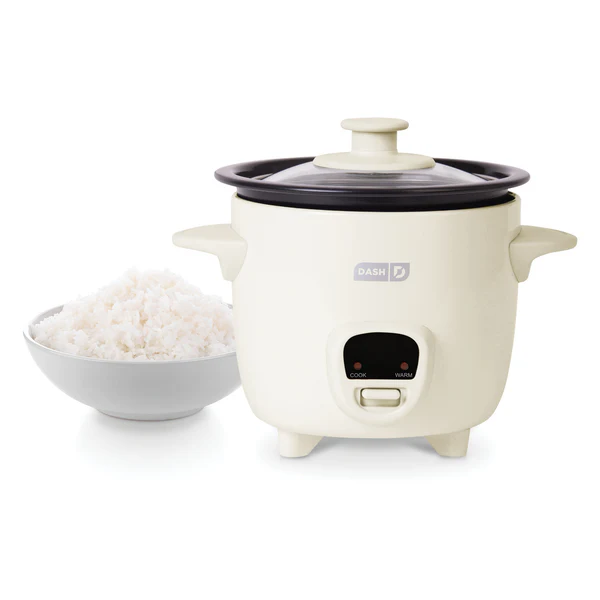 DASH Mini Rice Cooker (2-cup, DRCM200)