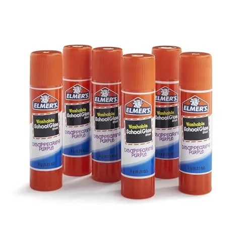 10. Elmer's Disappearing Purple School Glue Sticks - 6 Pack