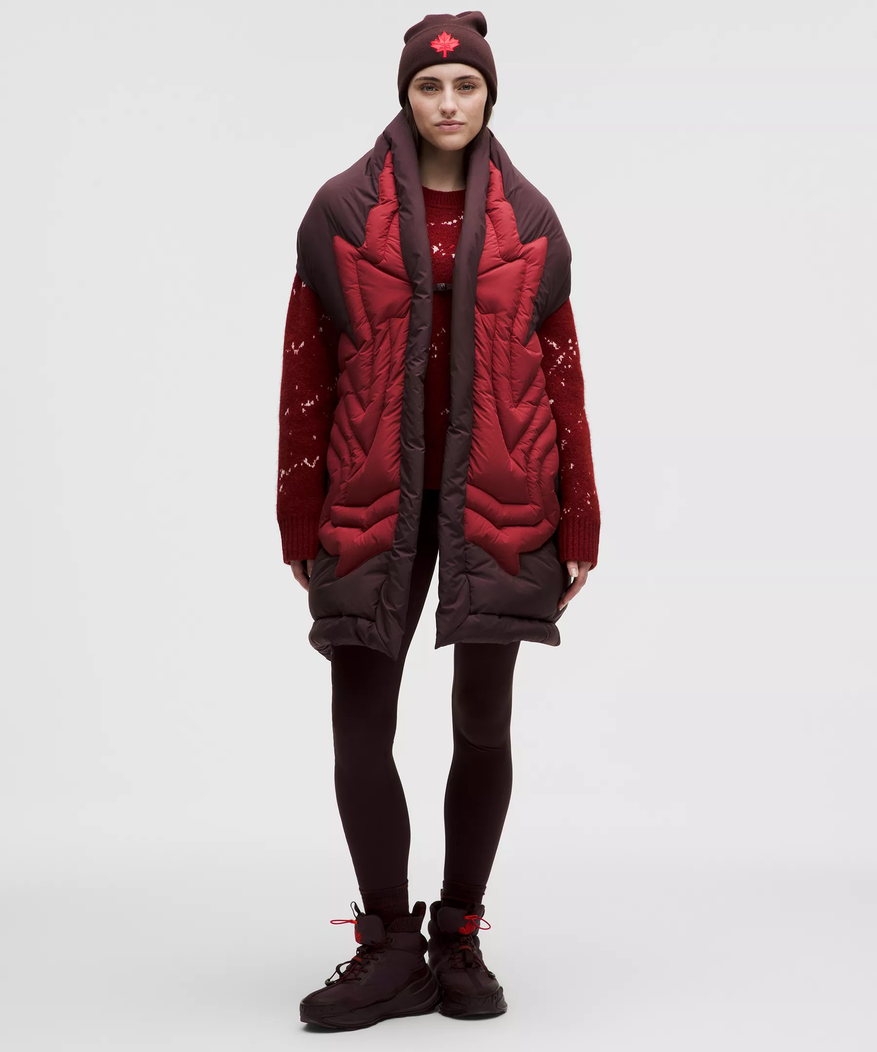 1. lululemon Team Canada Convertible Quilted Wrap Vest