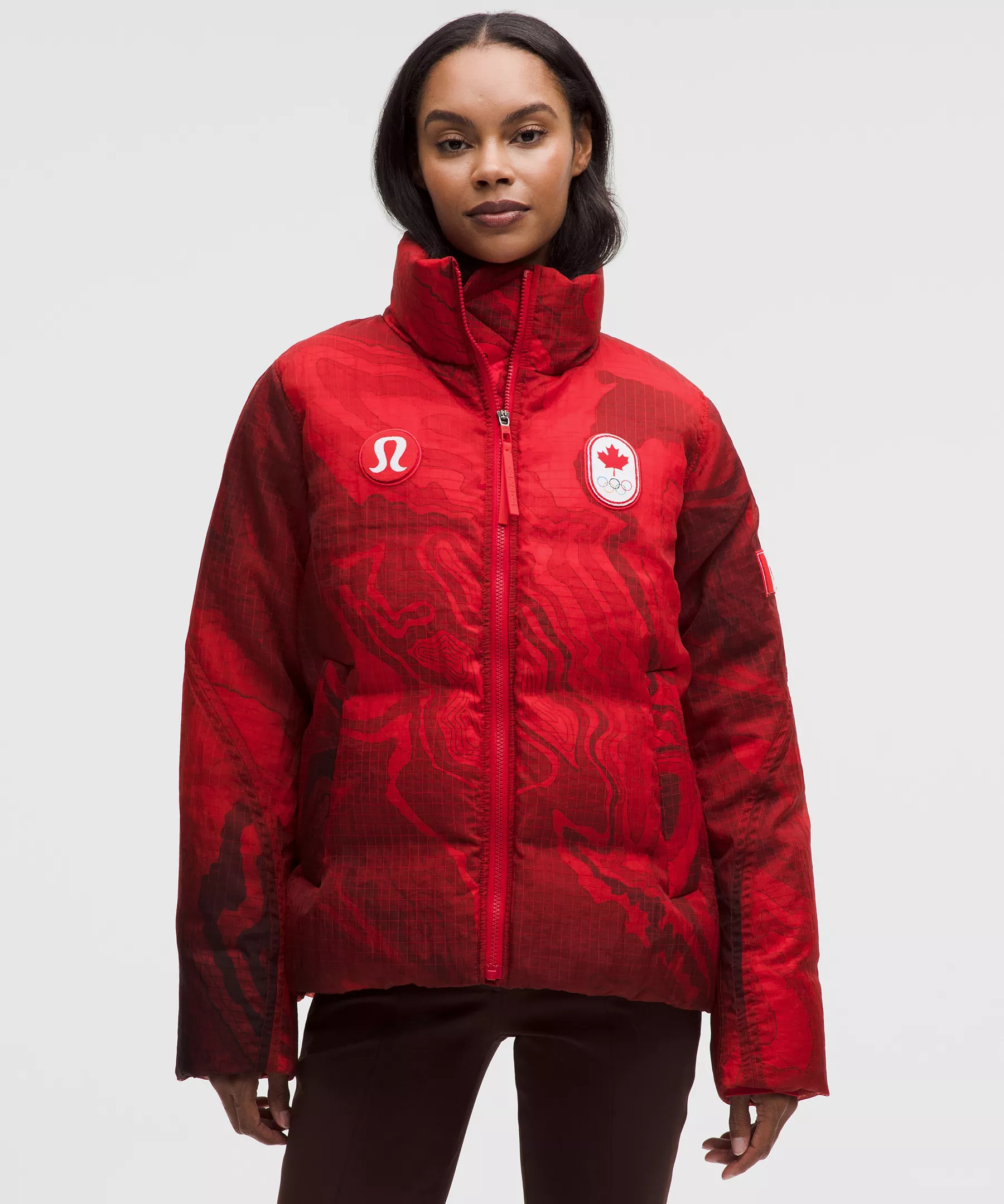 3. lululemon Team Canada Women's Wunder Puff Translucent 600-Down-Fill Jacket (COC Logo)