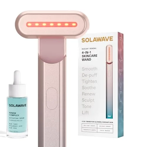 3. SolaWave 4-in-1 Radiant Renewal Skincare Wand with Red Light Therapy