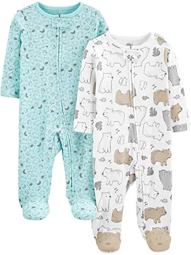 2. Carter's Simple Joys by Carter's Baby Zip-Up Sleep and Play