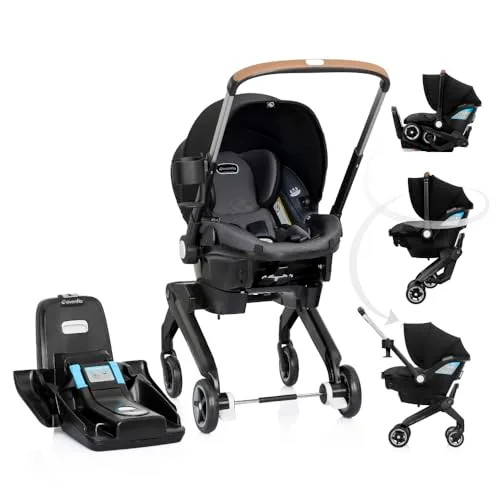7. Evenflo Shyft DualRide Infant Car Seat Stroller Combo