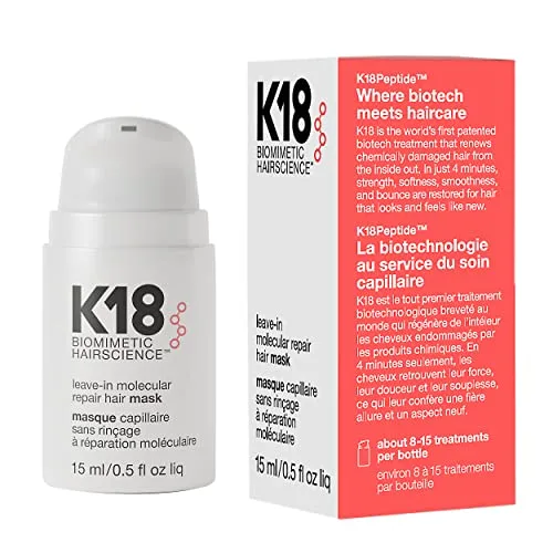 8. K18 Leave-In Molecular Repair Hair Mask
